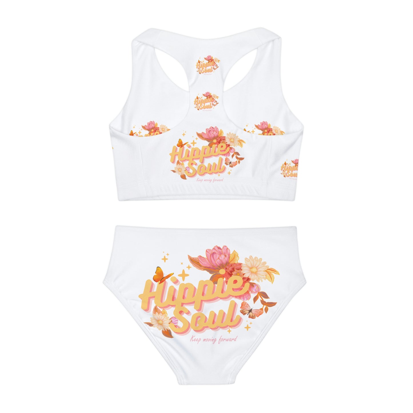 Girls Two Piece Swimsuit (AOP)