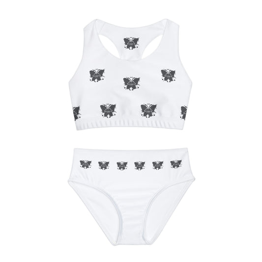 Girls Two Piece Swimsuit (AOP)