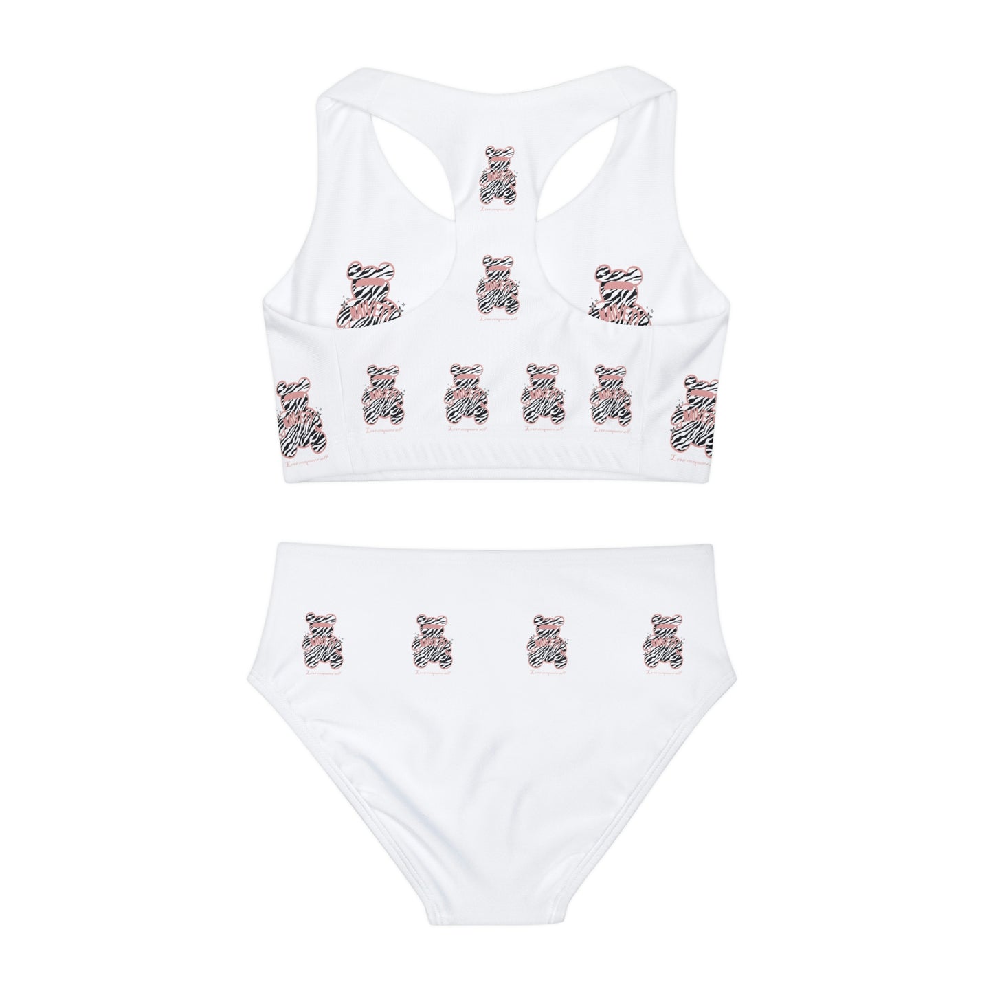 Girls Two Piece Swimsuit (AOP)