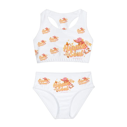 Girls Two Piece Swimsuit (AOP)