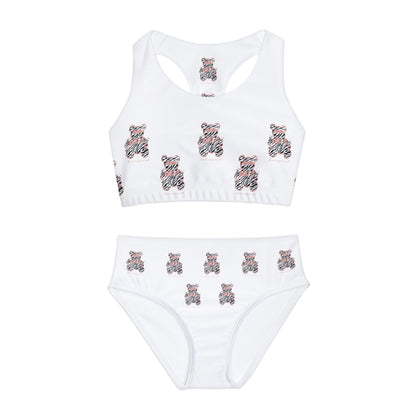 Girls Two Piece Swimsuit (AOP)