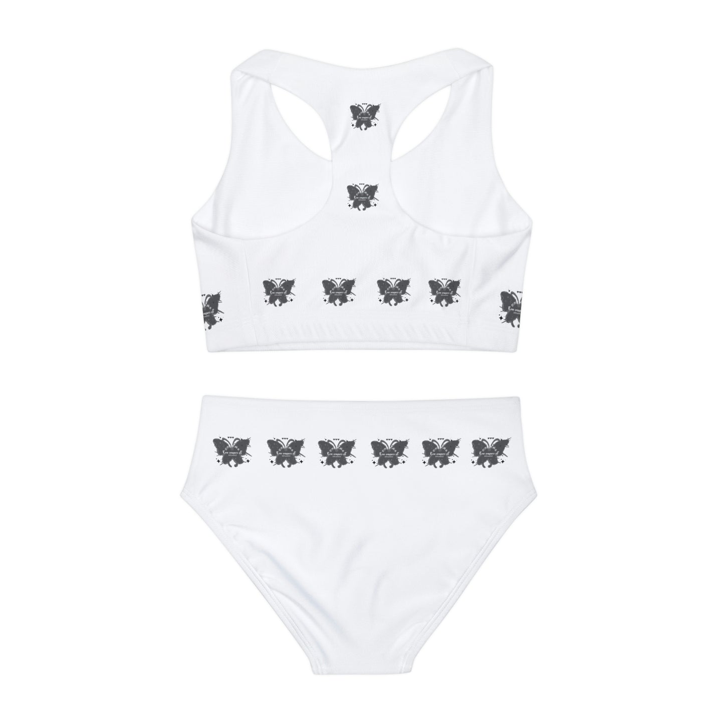 Girls Two Piece Swimsuit (AOP)