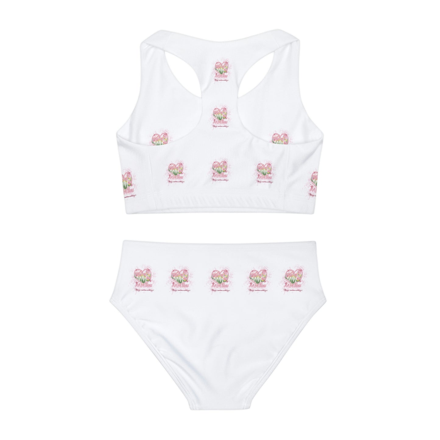 Girls Two Piece Swimsuit (AOP)